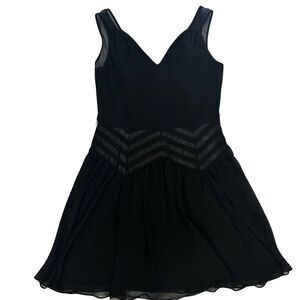 Antonio‎ Melani Whimsigoth Dark Feminine Witchy V Neck Dress Sz 10